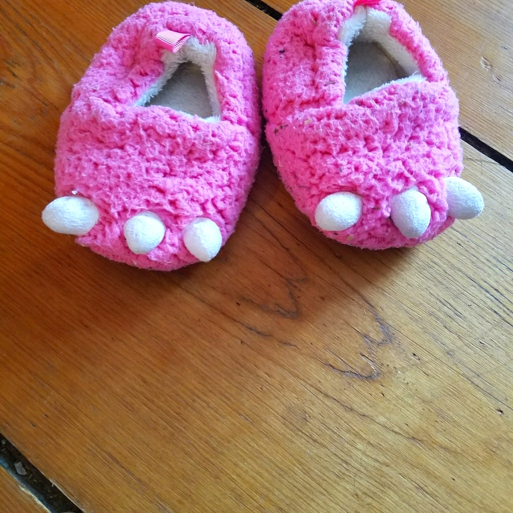 Monster feet baby slippers .